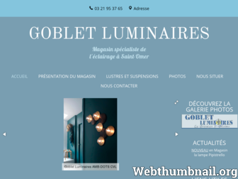 goblet-luminaires-saint-omer.fr website preview
