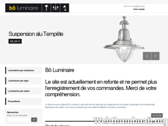 boluminaire.com website preview