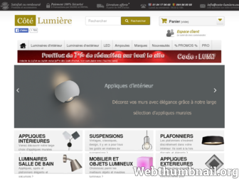 cote-lumiere.com website preview