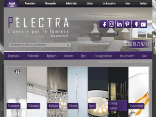 pelectra.fr website preview