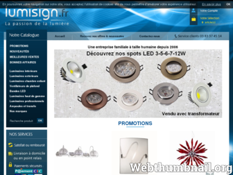 lumisign.fr website preview
