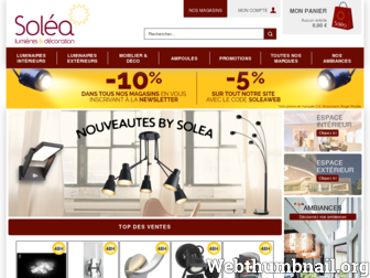 solea.fr website preview