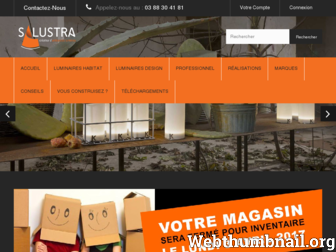 salustra.fr website preview