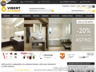 vibert-eclairage.fr website preview