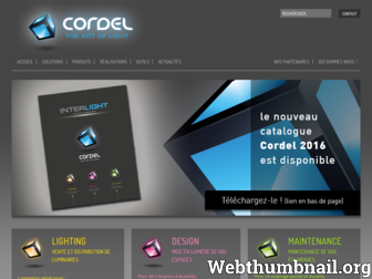 cordel.fr website preview