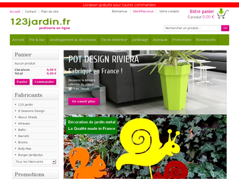 123jardin.fr website preview