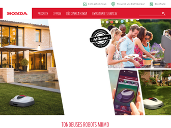 jardin.honda.fr website preview