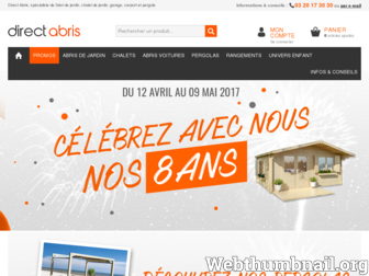 direct-abris.com website preview