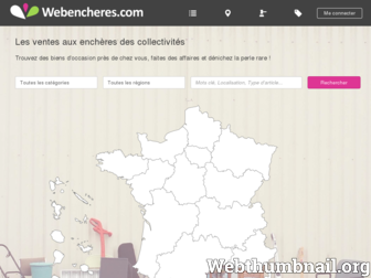 webencheres.com website preview