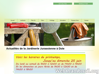 jardineriejurassienne.com website preview