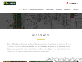 hermesjardinerie.com website preview