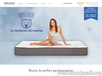 brunomatelas.fr website preview