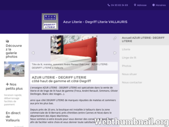 azurliterie.fr website preview