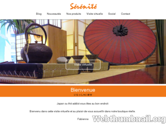 serenite.ch website preview