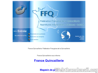 francequincaillerie.com website preview