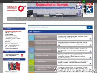 quincailleriegervais.fr website preview