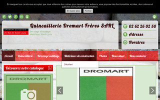 quincaillerie-dromart-saintlouis.fr website preview