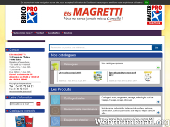 quincaillerie-magretti.fr website preview