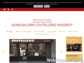 quincaillerie-vasserot-nimes.fr website preview