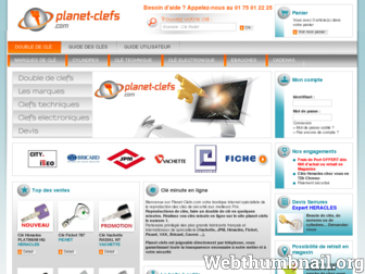 planet-clefs.com website preview