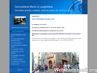 laquincailleriemartin.hautetfort.com website preview