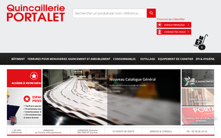 quincaillerieportalet.fr website preview
