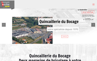 quincailleriedubocage.fr website preview