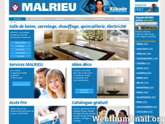 malrieu.fr website preview