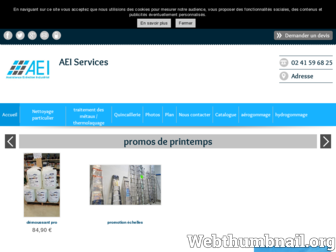 quincaillerie-aeis-distre.fr website preview