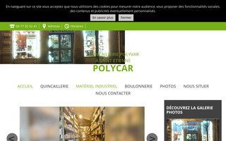 polycar-quincaillerie.fr website preview