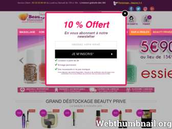 beauty-discount.fr website preview