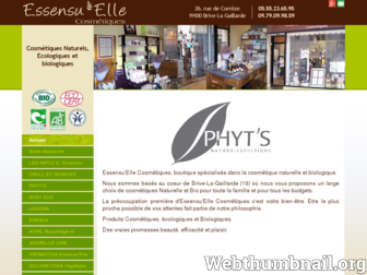 essensuelle-cosmetiques.fr website preview