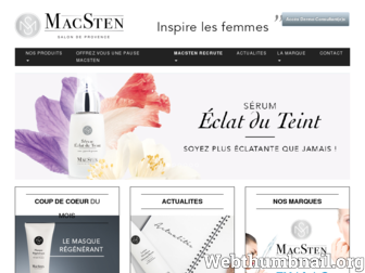 macsten.fr website preview