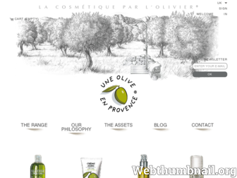 uneoliveenprovence.com website preview