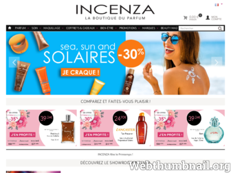 incenza.com website preview