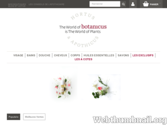 botanicus-france.com website preview