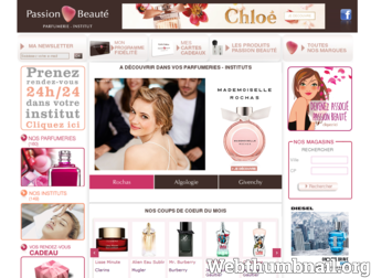 passion-beaute.com website preview