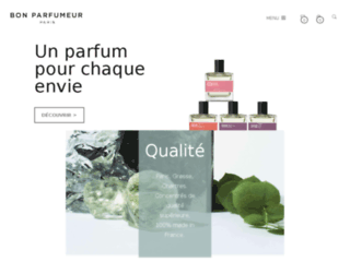 bonparfumeur.com website preview