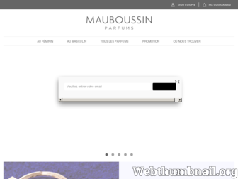 mauboussinparfums.com website preview
