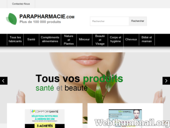 parapharmacie.com website preview
