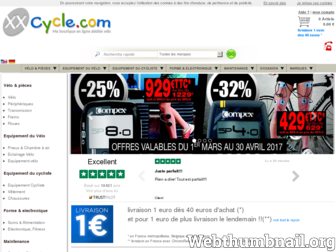 xxcycle.fr website preview