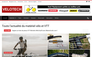 velotech.fr website preview