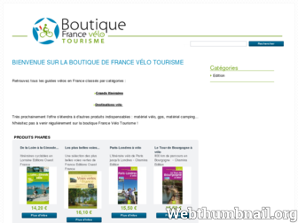 boutique.francevelotourisme.com website preview