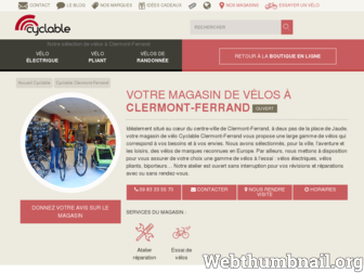 clermont-ferrand.cyclable.com website preview