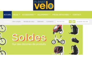 planet-velo.fr website preview