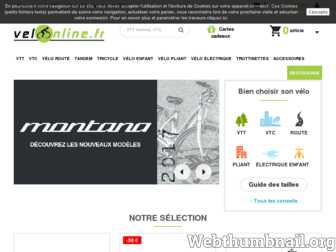 velo-on-line.fr website preview