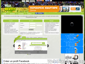 velo-identity.net website preview