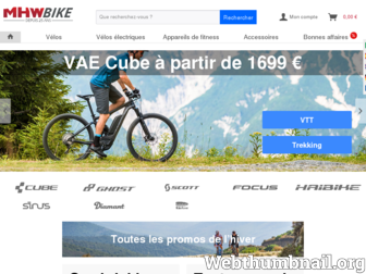 mhw-bike.fr website preview