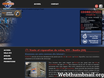 cycles20.fr website preview