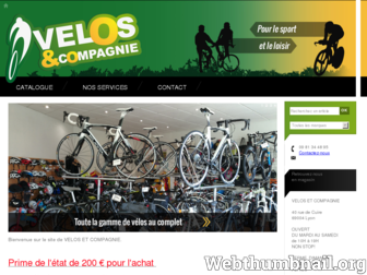 velosetcie.com website preview